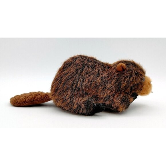 Stuffed Animal House Realistic Beaver Plush 7" Stuffed Animal - Picture 2 of 4